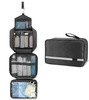Hanging Toiletry Bag Travel Cosmetics Organizer Bag Makeup Bag with 4 Compartments