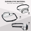 Clear Fanny Pack Stadium Waist Bag for Festivals Sports Concerts Work