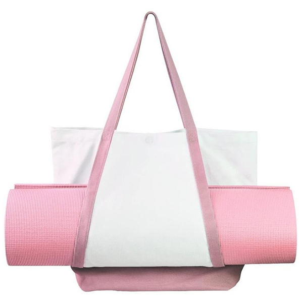 New Arrival Eco Friendly Cotton Canvas Yoga Bag Custom Logo Yoga Mat Storage Bag Gym for Sports Beach Yoga