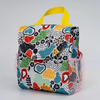 Custom Print Kids Puffer Insulated Lunch Box Bag Portable Thermal Cooler Quilting Shoulder Bag