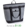 Large Capacity Beach Shopping Carry Tote Thermal Handbags Insulated Bag Cooler Bags With PEVA