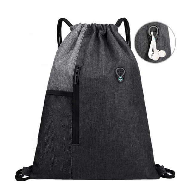 Customized New Design Casual Sport Gym Hiking String Backpack Men Boys Daily Use Draw String Backpack