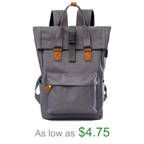 Custom Logo Back Pack Bags School Travel Laptop Rucksack Roll Top Closure College Backpack for Men