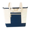 Large Carry Polyester Zipper Tote Bag with Handles