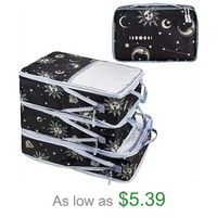 Lightweight Travel Cubes 4PCS Suitcase Organizer Bags Set Travel Bags Organizer for Luggage