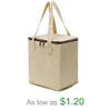 Picnic Cooler Bag Waterproof With Pocket Nonwoven Fabric Wine Useful Insulated Bag With Zipper