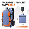 40L Lightweight Packable Travel Hiking Backpack Daypack