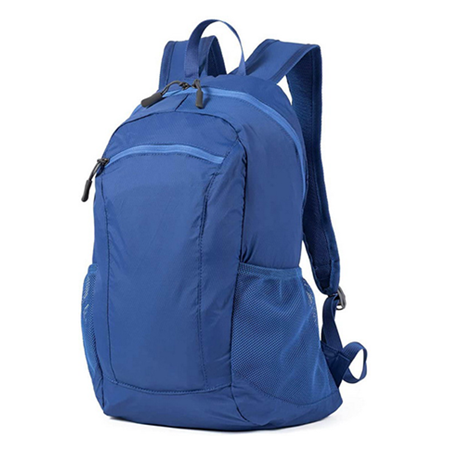 Top quality nylon packable backpack folding rucksack foldable backpack waterproof travel bag custom logo