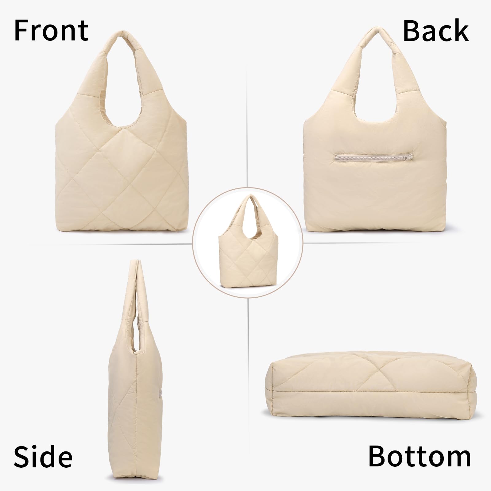Puffer Bag Lightweight Hobo Shoulder Bag Wholesale Product Details