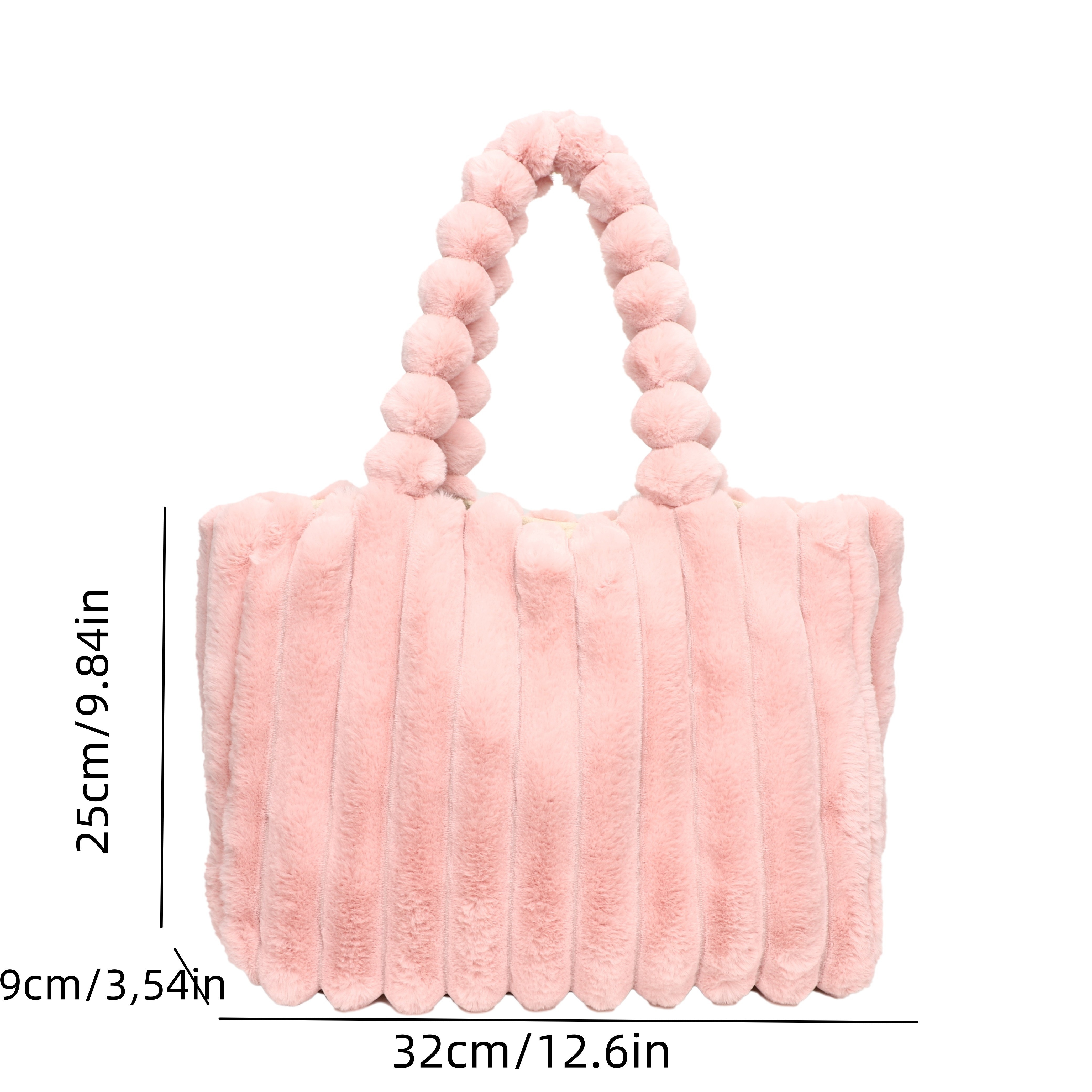 Quilted Plush Tote Bag Product Details