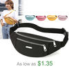 custom logo waterproof fanny pack with multi pockets durable travel waist belt bags fashion bum bag for women