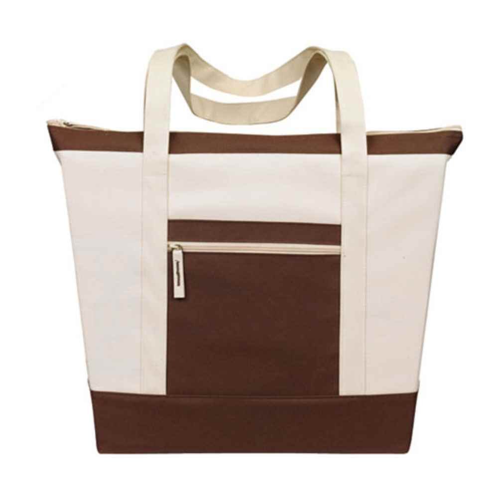 Large Carry Polyester Zipper Tote Bag Product Details