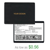 Customized Plastic Policy Document Holder, Lottery Card Holder, Insurance Card Sleeve