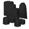 Ultimate Travel Packing Cubes 8 Pieces Double Capacity Organize Small To Large Items Carry-On Suitcase Essentials