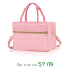 Pink Lunch Bag for Teen Girls Women Cute Tote Lunch Bag Insulated Lunch Cooler Bag School