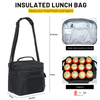 Large Lunch Box Men 24 Cans Insulated Lunch Bag Leakproof Soft Side Cooler Bags with Multiple Pockets