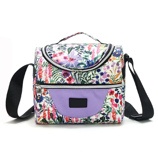 New Multi-color Lunch Bag Portable Children's Bento Bag Outdoor Picnic Fresh Insulation Cooler Bag