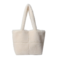Handbag for Women Soft Plush Shoulder Bag Fluffy Tote Bag Furry Top Handle Bag Cute Fuzzy Hobo Bag