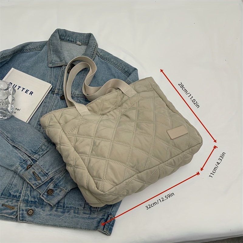 Puffer Quilted Tote Bag Product Details