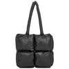New Fashion Portable Space Bag Senior Sense Diamond Lattice Cotton Filling Large Capacity Down Cotton Tote Bags