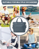Reusable Lunch Food Storage Bag Heavy Duty Insulated Handle Bag for Office Work School Picnic Beach Men Women