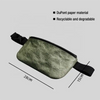 Waterproof Durable Paper Fitness Mens Fanny Pack Travel Outdoor Belt Waist Bag Running