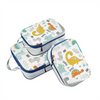 Full Printing Expandable Cute Polyester Travel Packing Cubes with Toiletry Bag Cloth Bag for Boys And Girls