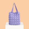 Cloud Quilted Tote Bag Fashion Drawstring Handbag Soft Puffer Shoulder Bag For Women