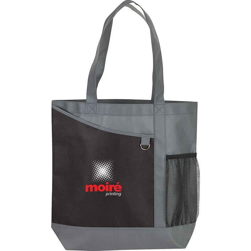 Custom Personalized Portable Polyester Large Capacity Shoulder Tote Shopping Bag