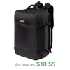 Convertible Large Bulletptoof Backpack USB Laptop Business Rucksack Duffle Travel Back Pack Bag with Shoes Pocket for Men