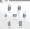 2023 New Customized Logo Hanging Storage Luggage Travel Expandable Packing Cubes 8 Pcs For Travel