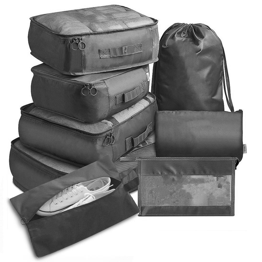 Travel Storage Packing Cubes Custom Printed Designs Compression Packing Cubes for Luggage Suitcase