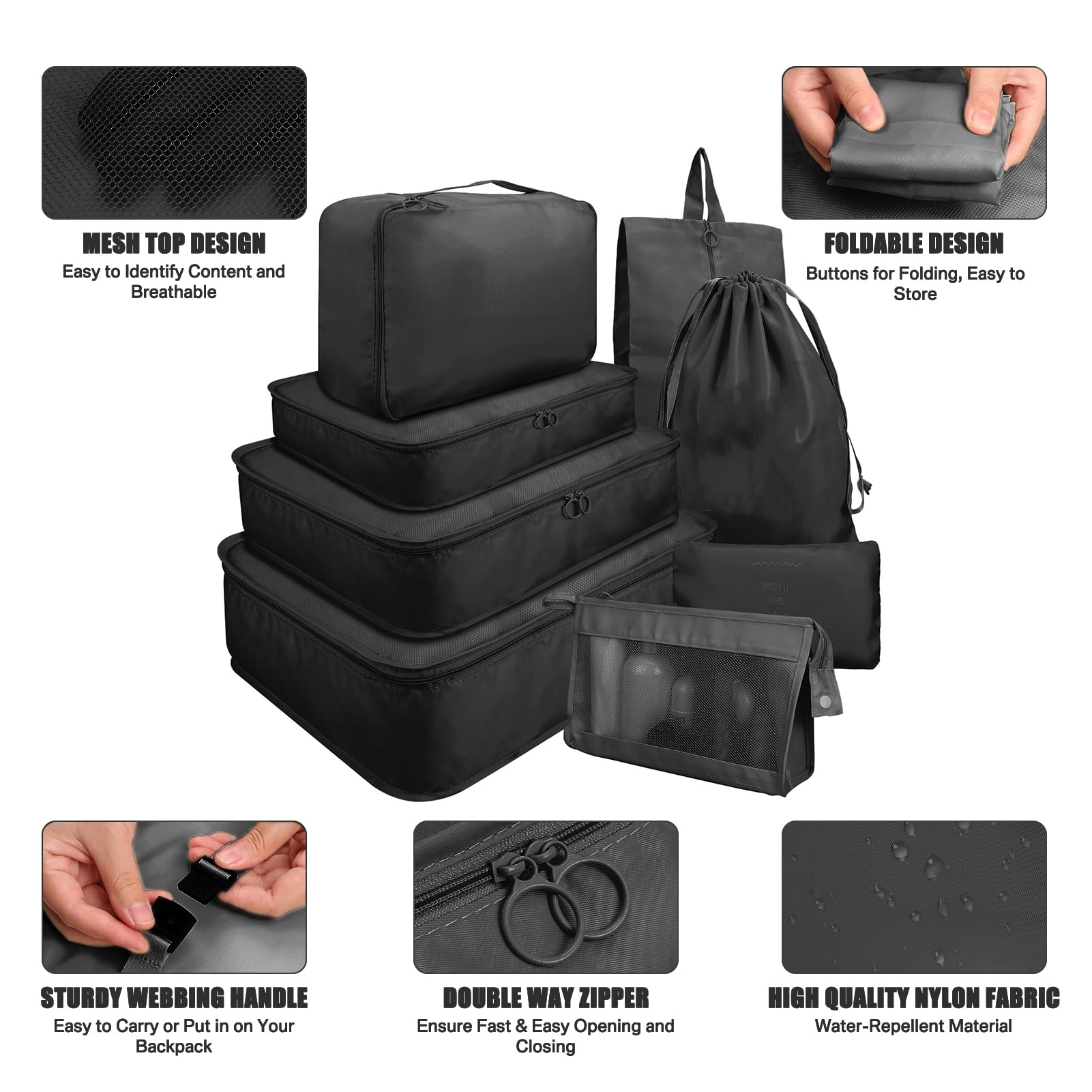 Travel-Ready Packing Cube Set Product Details