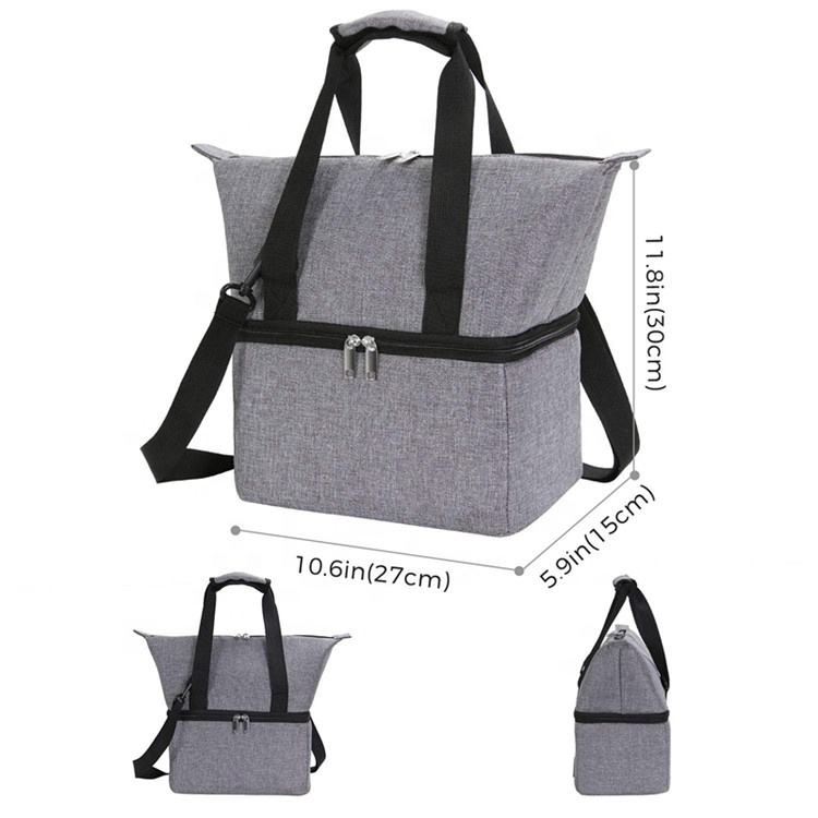 Reusable Dual Compartment Cooler Bag Product Details