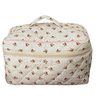 Cotton Makeup Bag Floral Cute Makeup Bag Large Travel Cosmetic Bag Quilted Cosmetic Pouch
