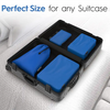 Low Price MOQ 8 Piece Set Compression Packing Cubes for Travel with Double Capacity Design Cube Packaging