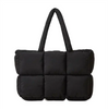 Winter Fashion Women Nylon Puffer Tote Bag for Women Custom Lightweight Quilted Shoulder Bag