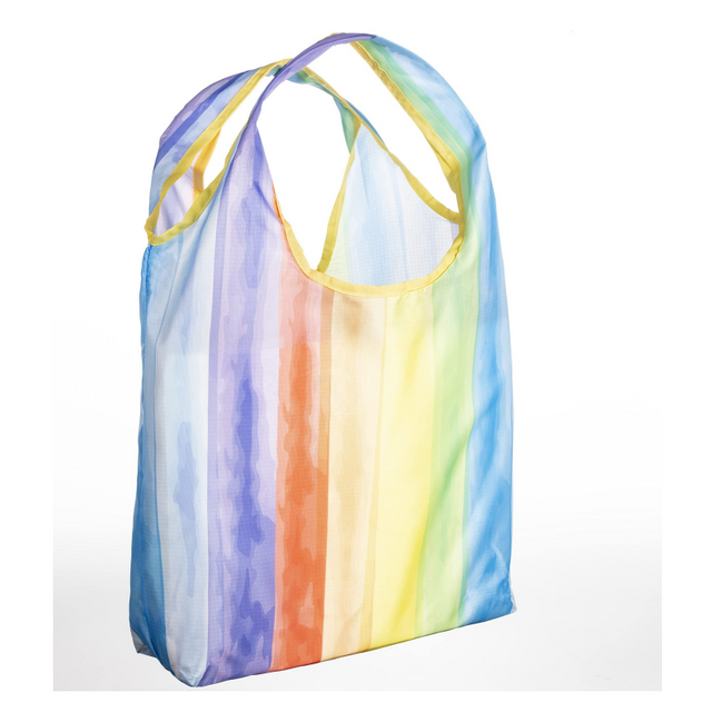 Waterproof Fruit Vegetable Groceries Carry Packing Tote Shopping Bag Reusable Colorful Printing rpet Bag