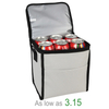 Icy Lunch Cooler Bag Polyester Fabric 6 Cans Cooler Bag with PEVA-lined Foam Insulation 