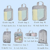 Travel Packing Organizers with Storage Shoe Bag Laundry Bag Clothing Underwear Bag for Women