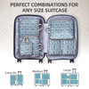 8-Piece Expandable Compression Packing Cubes Set Streamlined Luggage Organization for Travel Essentials Ideal for Women And Men