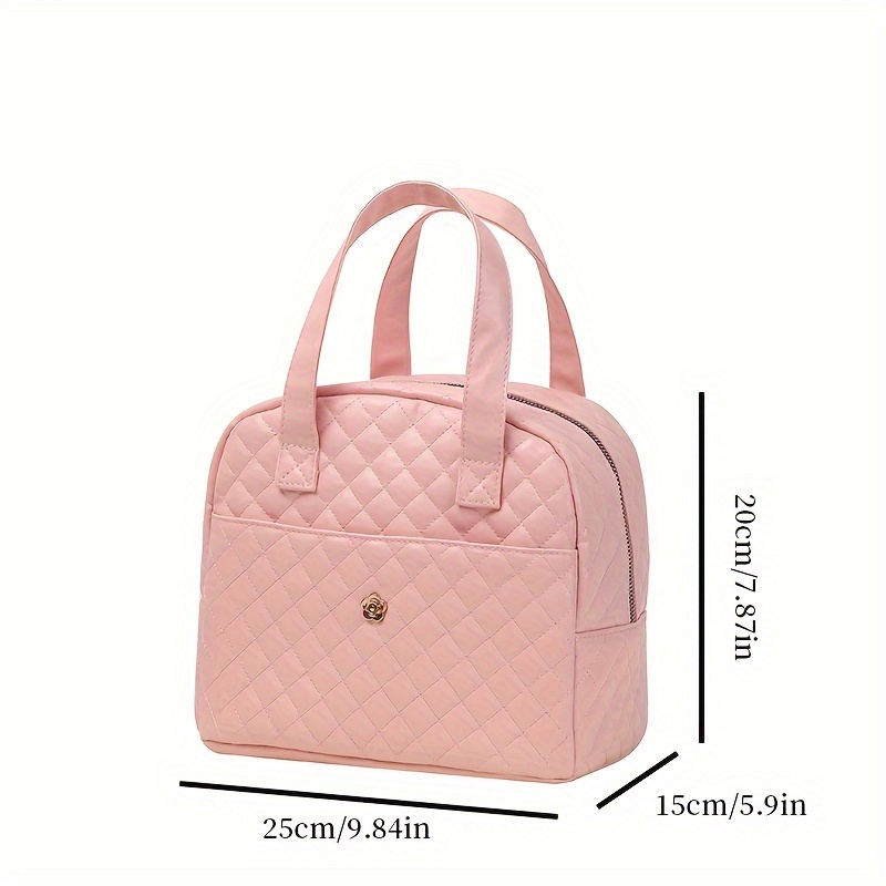 Portable Quilted Lunch Bag Product Details