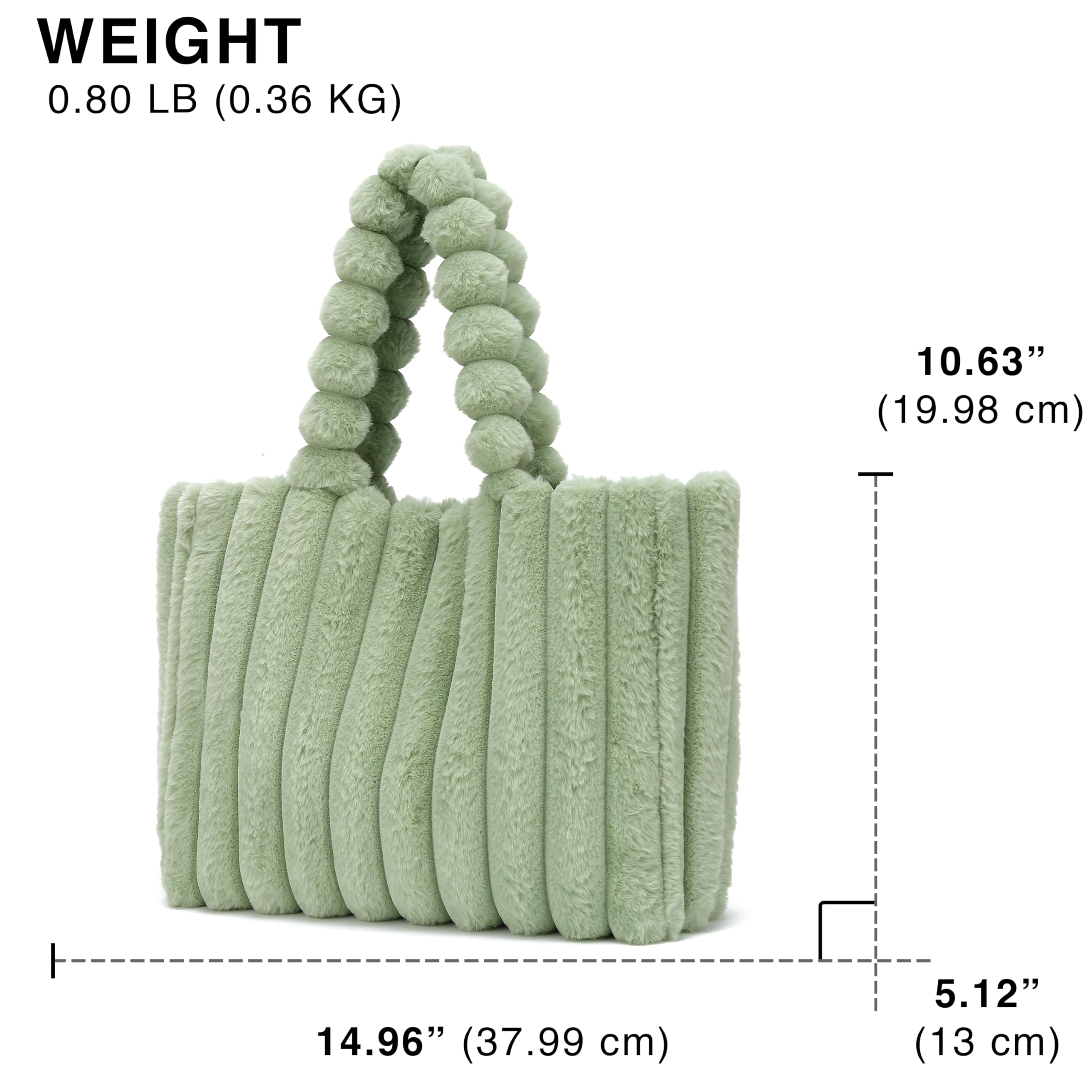 Furry Tote Bag for Women Wholesale Product Details