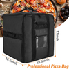 Durable Polyester Insulated Thermal Freezable Custom Ice Lunch Cooler Bag Large Cooler Cooler Bag for Pizza