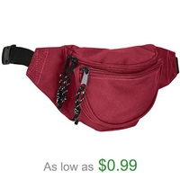 Waterproof High Quality Waist Belt Bag Outdoor Zipper Pouch Fanny Packs Unisex Crossbody Bag for Women