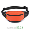 Custom Logo Orange Fanny Pack for Women And Men Travel Sport Waist Belt Bag Waterproof Waist Bag Pack