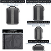 5 PCS Packing Cubes for Storage Luggage Travel Carrying Lightweight Expandable Packing Cubes