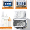 Breastmilk Cooler Bag with 2 Ice Pack Baby Bottle Cooler Bag Can Hold 6 Large 9 Ounce Bottles for Daycare