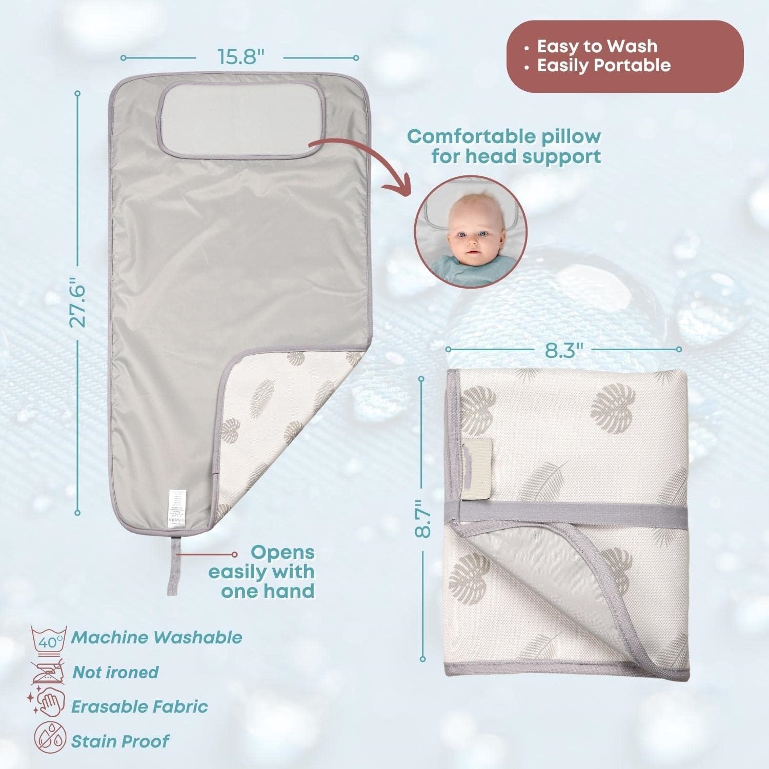 Waterproof Foldable Baby Changing Mat Product Details