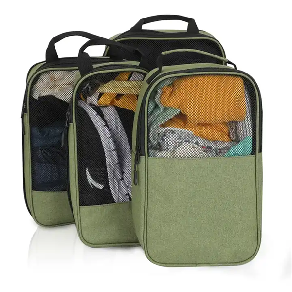 Hot See Through Mesh Compression Compression Packing Cubes for Travel Wholesale Price